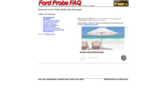 Desktop Screenshot of probefaq.org